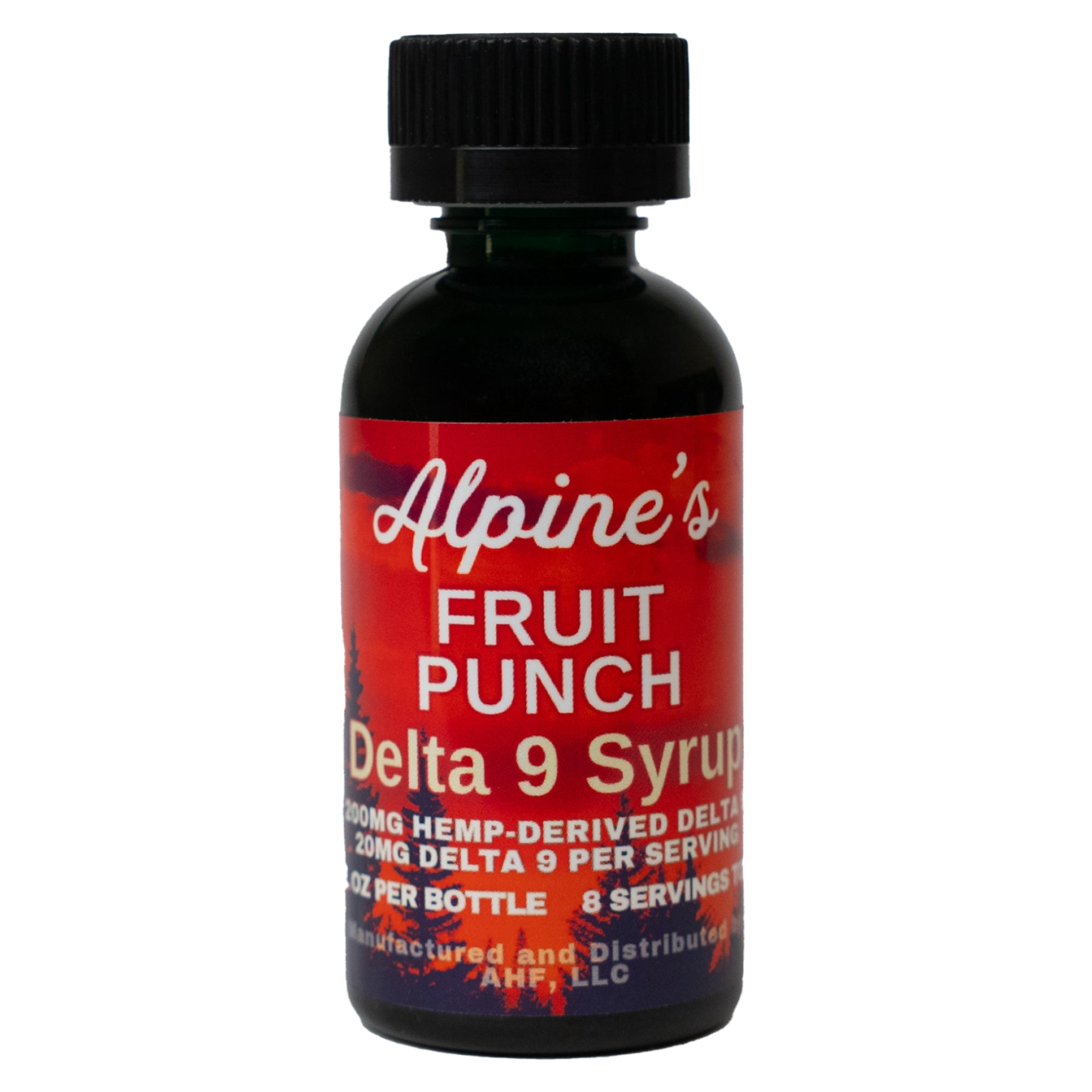 Alpine's Fruit Punch Delta 9 Syrup 200mg, 2oz Alpines Farmacopia and Dispensary Alpine's Fruit Punch Delta 9 Syrup 200mg, 2oz Alpines Farmacopia and Dispensary