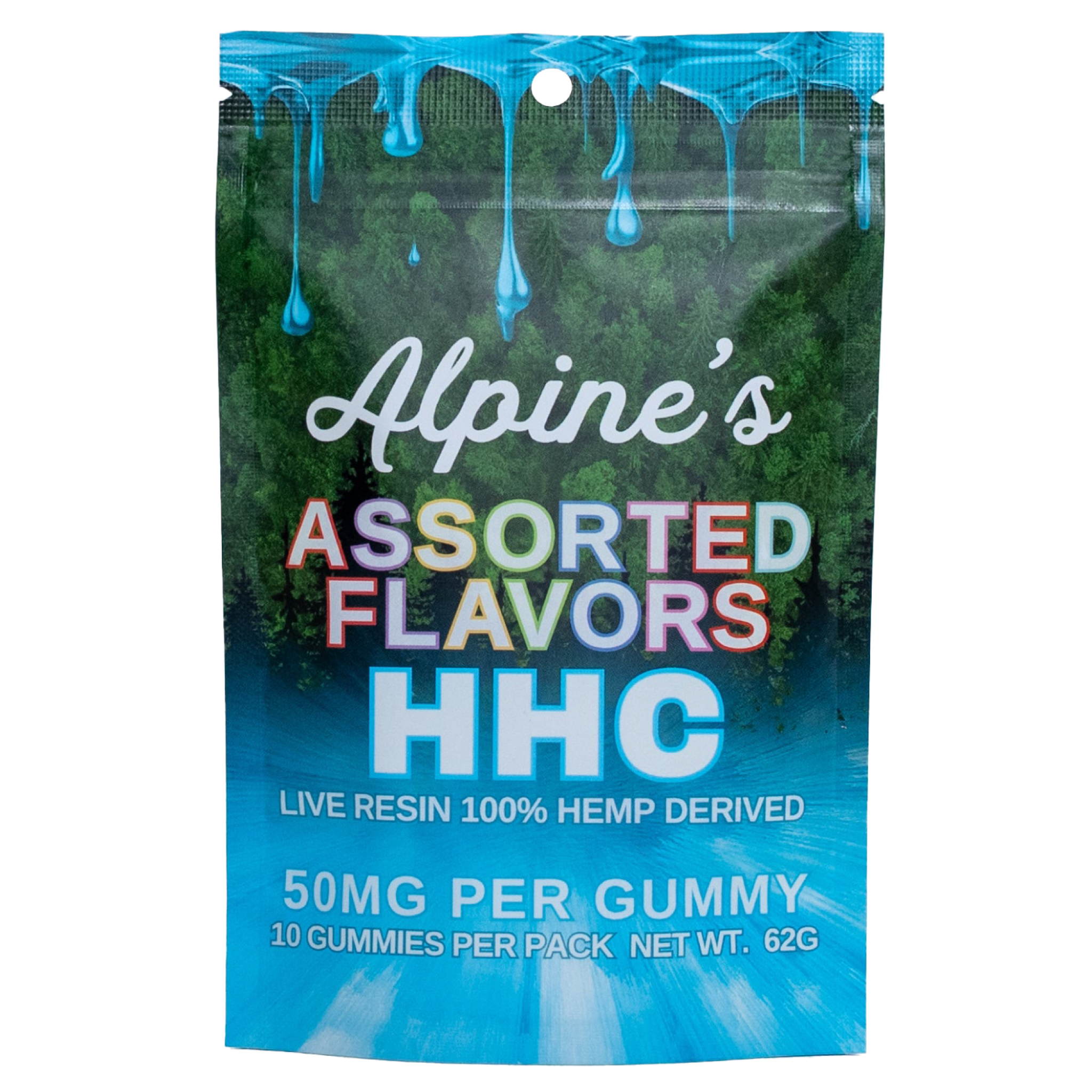 Assorted Live Resin HHC Gummies Pack