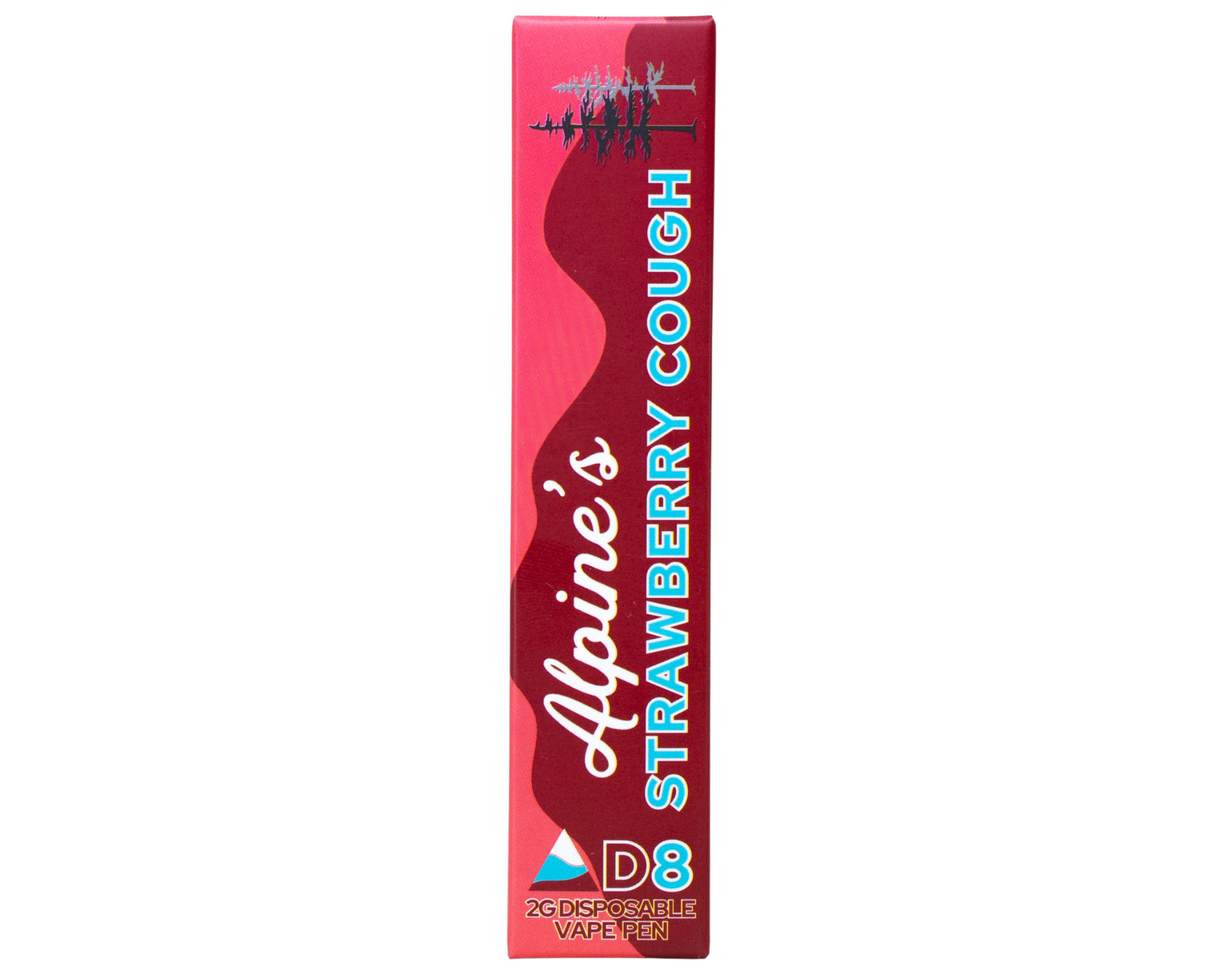 Alpine's Strawberry Cough Delta 8 Disposable, 2g