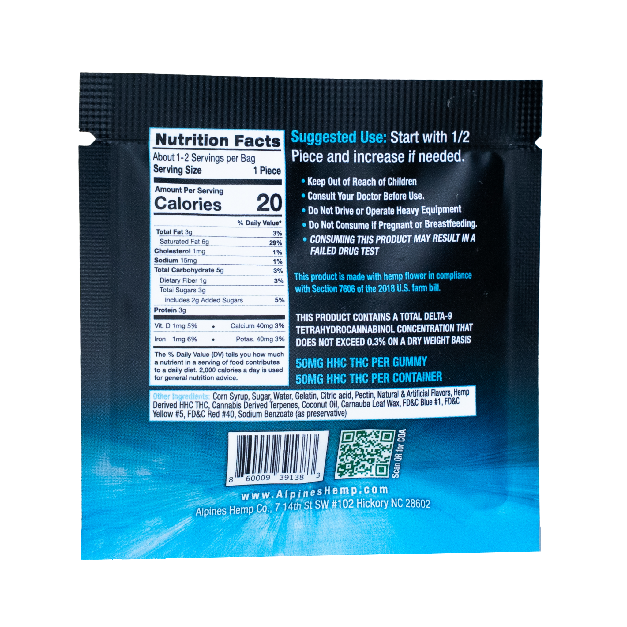 Live Resin HHC Gummies Single