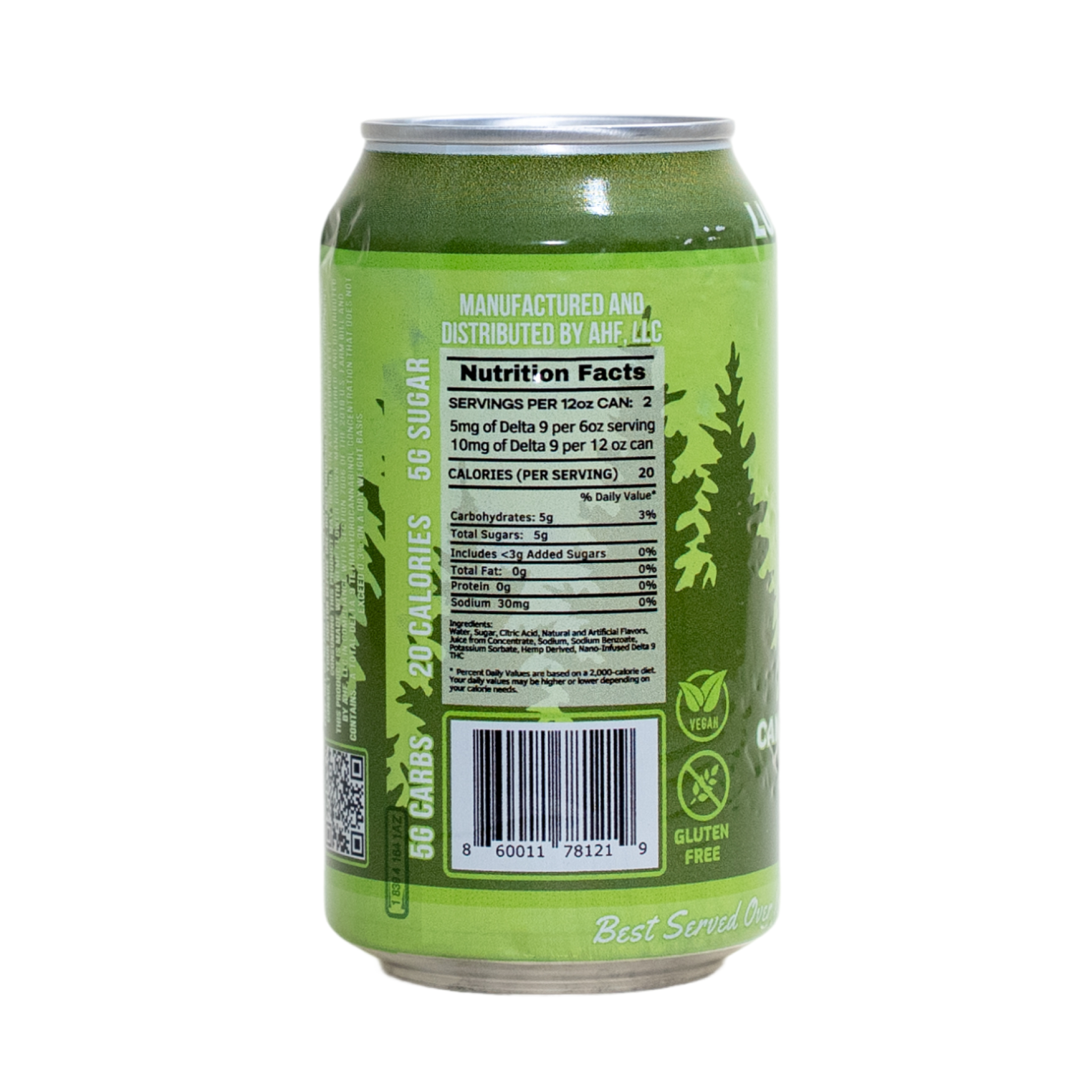 Lunar Lemon Lime Nano D9 Seltzer